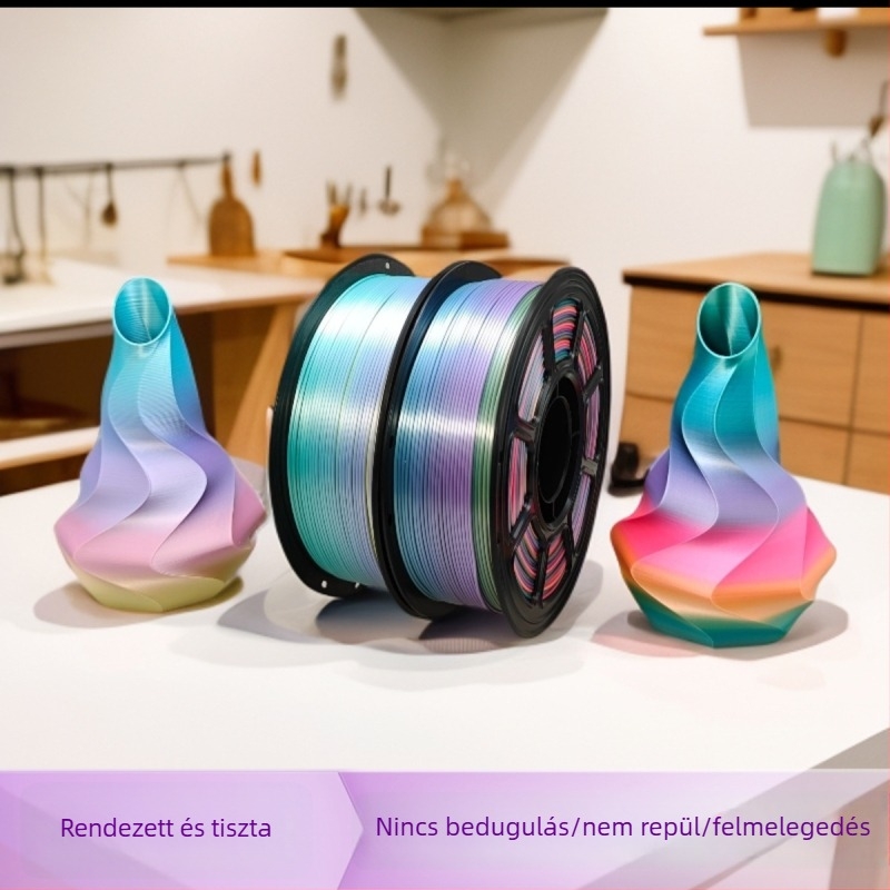 PLA+ selyemhatású filament 3D nyomtatáshoz, 1 kg, termékkód PLA+sc001