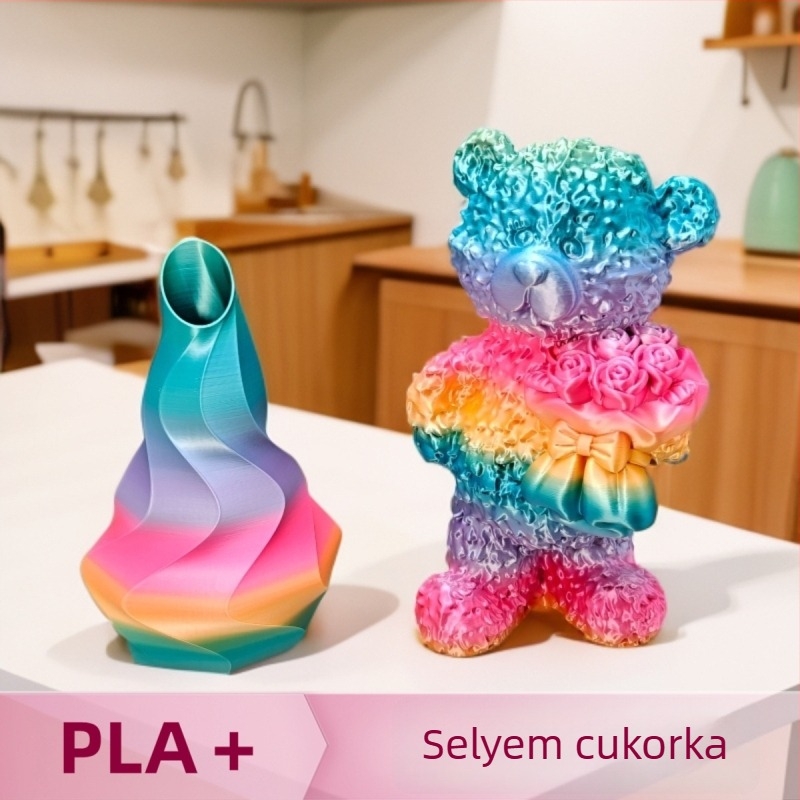 PLA+ selyemhatású filament 3D nyomtatáshoz, 1 kg, termékkód PLA+sc001