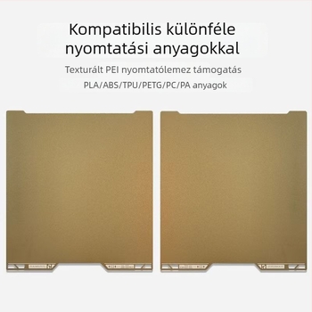 H2C 3D nyomtatóhoz rugós acél + PEI melegágy platforma, 460 g, professzionális osztály