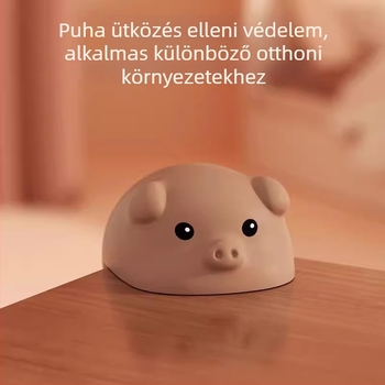 Asztal- és páraelszívó sarokvédő, puha szilikon, derékszögű sarok, rajzfilmszerű dizájn