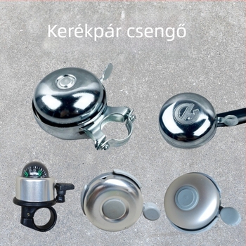 Retro kerékpár csengő, tiszta hanggal, nagy kétoldalas csengő, vintage stílus