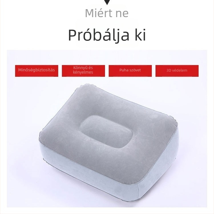 Autonomy PVC flocking felfújható lábmatrac kültéri masszázshoz, téglalap alakú, 25 mm vastagság, univerzális használat