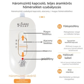 Fűthető irodai ülőpárna - mosható, levehető párna, USB-t tartalmaz, modell Heating Insole, felső anyag: valódi bőr, talpanyag: gumi, termékszám: ltao1009174132