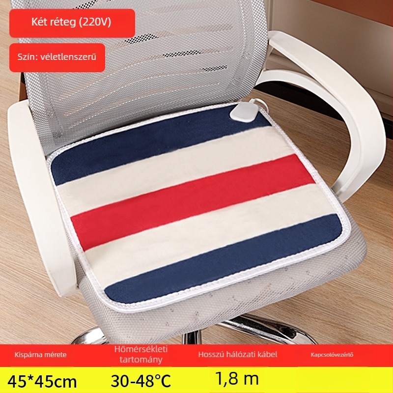 Fűthető irodai ülőpárna - mosható, levehető párna, USB-t tartalmaz, modell Heating Insole, felső anyag: valódi bőr, talpanyag: gumi, termékszám: ltao1009174132