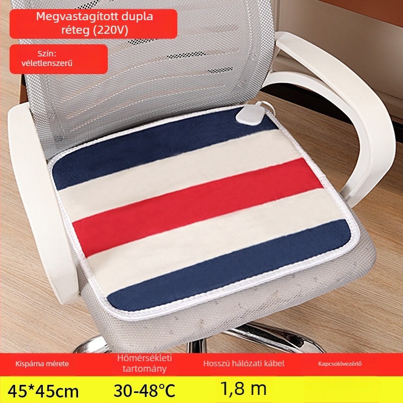 Fűthető irodai ülőpárna - mosható, levehető párna, USB-t tartalmaz, modell Heating Insole, felső anyag: valódi bőr, talpanyag: gumi, termékszám: ltao1009174132