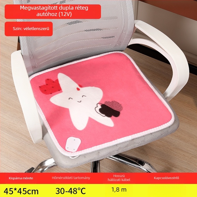 Fűthető irodai ülőpárna - mosható, levehető párna, USB-t tartalmaz, modell Heating Insole, felső anyag: valódi bőr, talpanyag: gumi, termékszám: ltao1009174132