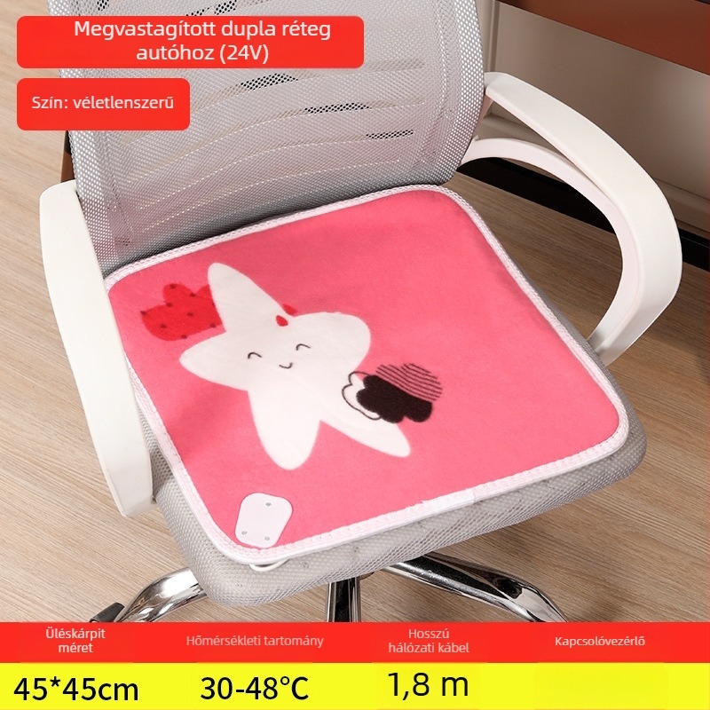 Fűthető irodai ülőpárna - mosható, levehető párna, USB-t tartalmaz, modell Heating Insole, felső anyag: valódi bőr, talpanyag: gumi, termékszám: ltao1009174132