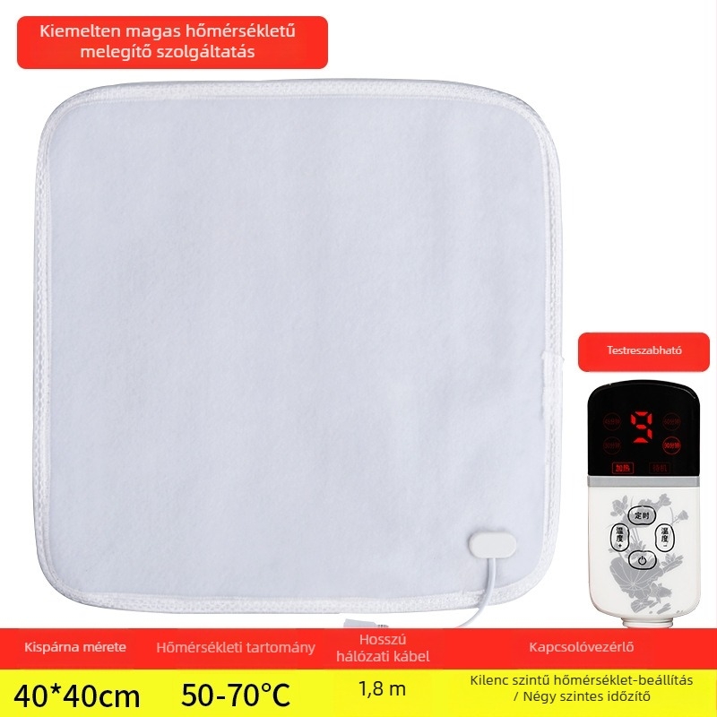 Fűthető irodai ülőpárna - mosható, levehető párna, USB-t tartalmaz, modell Heating Insole, felső anyag: valódi bőr, talpanyag: gumi, termékszám: ltao1009174132