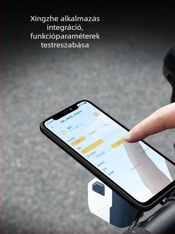 Okos összekapcsolt kerékpáros első lámpa, modell CBL1600X – Mai Jixuan