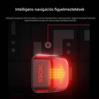 XOSS Walker Nebula intelligens Spot Array hátsó világítás kerékpárhoz – országúti és MTB éjszakai használatra