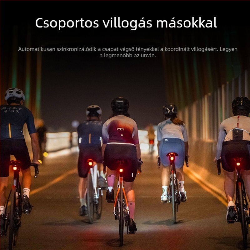 XOSS Walker Nebula intelligens Spot Array hátsó világítás kerékpárhoz – országúti és MTB éjszakai használatra