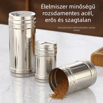 Konyhai forgó fűszertartó, szilárd fűszerek tárolója, só- és fűszeradagoló, modern minimalist dizájn, prémium minőség