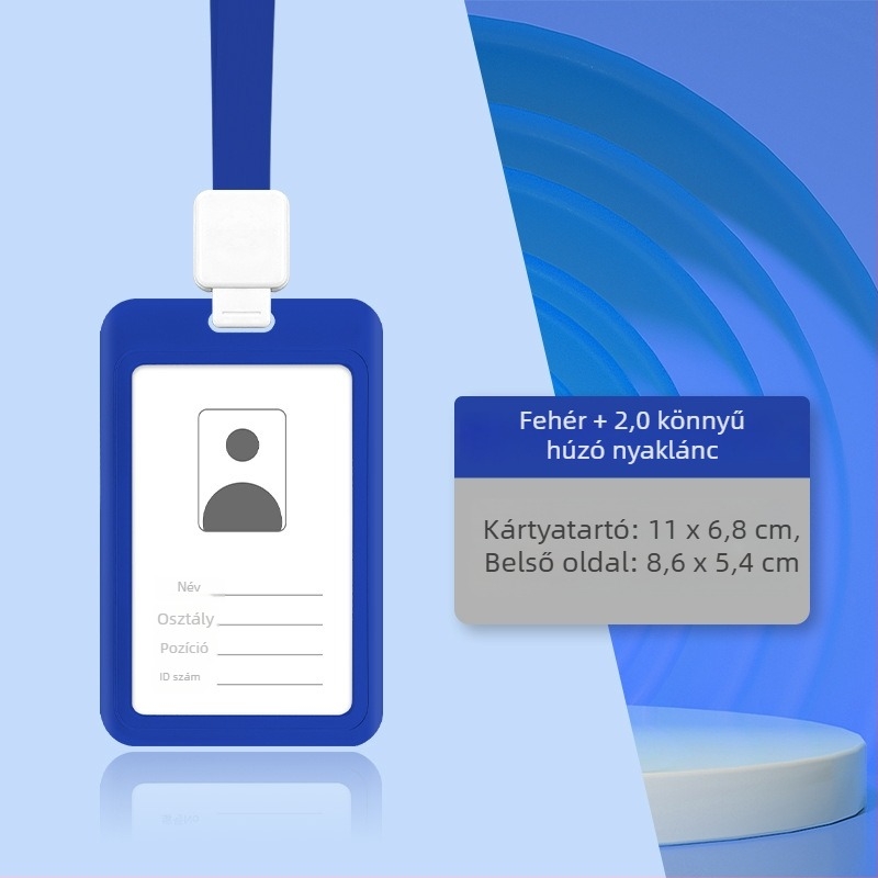 Qiding Kártyatartó – Műanyag, Üzleti/OL Stílus, Diákoknak, Dolgozóknak és Utazóknak