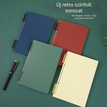 Leválasztható belsővel rendelkező notesz középiskolások számára, 60 lap, nyomtatott logó, testreszabás elérhető