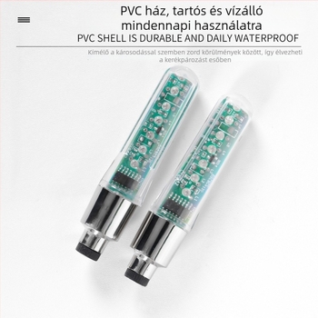 Hegyi kerékpár szeleplámpa 7 LED, kompatibilis a közönséges szeleptípusokkal, Spring Heart