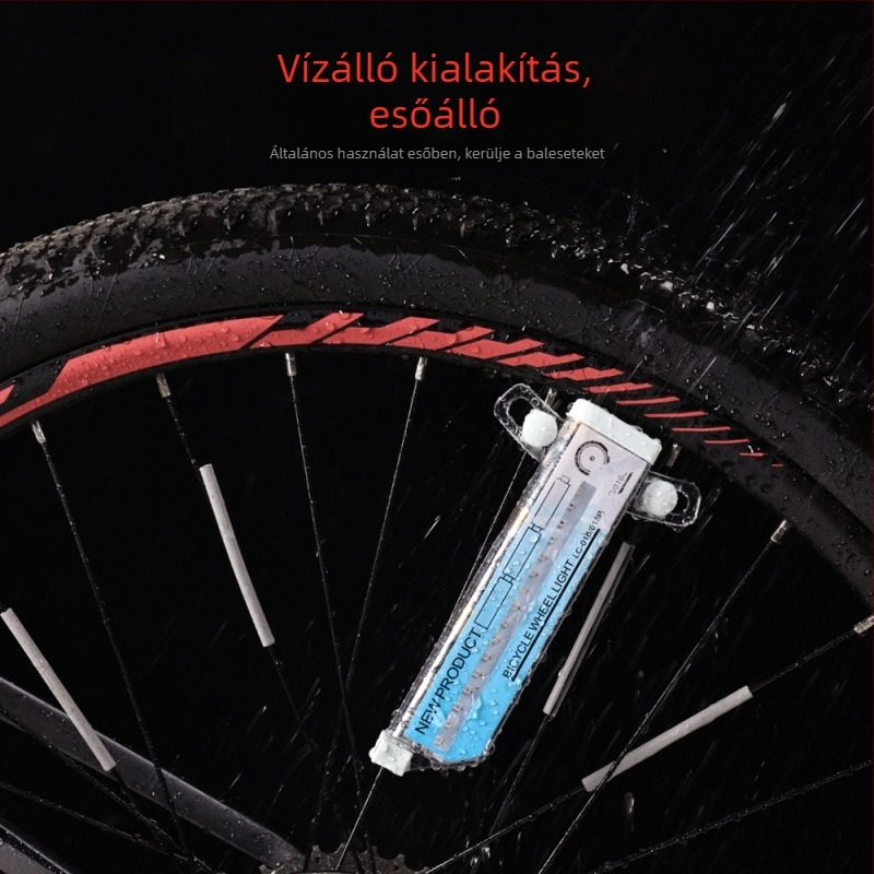 LC 32LED Kerékpár lámpa küllőkhöz – Kétoldalas