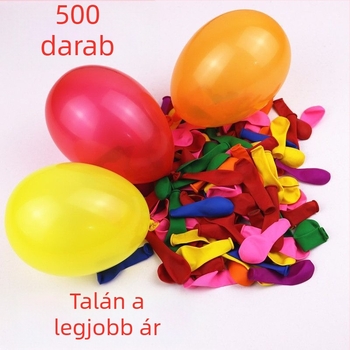 Születésnapi lufik - Földgömb alakú, kerek, robbanásbiztos, logó nélkül