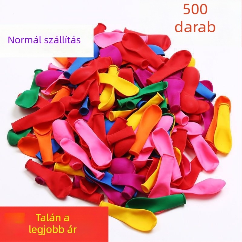Születésnapi lufik - Földgömb alakú, kerek, robbanásbiztos, logó nélkül