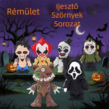 3D-nyomtatott mozgatható ízületekkel rendelkező szellem babája, több színű, húsvéti ajándék és Halloween játék