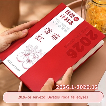 2026 Napi tervező: naponta egy oldal naptár a posztgraduális felvételi felkészüléséhez, tanulás és munka jegyzetfüzet, testreszabható