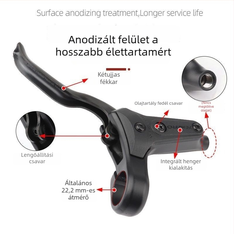 TEKTRO Yanhao hegymászó kerékpár hidraulikus fékkar, M275/M285/M286 kompatibilis, cseredarab tárcsafékhez