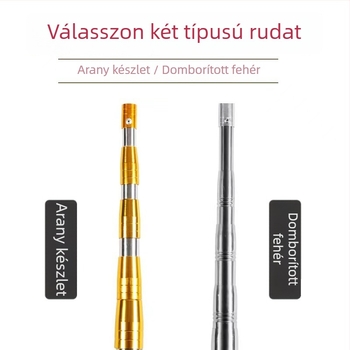 Rozsdamentes acélból készült teleszkópos rúd halas ketrecekhez — extensibilis, Eight-pin Fishers