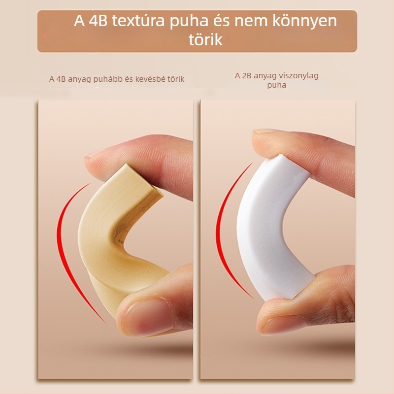 Deli 7535/7534 radír, téglalap alakú, anyag: gumi/plasztik, művészeti és iskolai felhasználásra