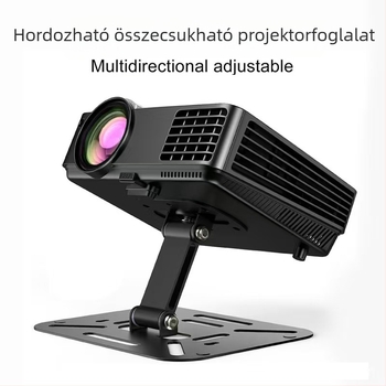 Asztali projektorállvány 360°-os fém tálcával az ágy melletti használathoz