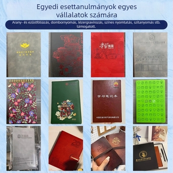 Berison 001 Üzleti notesz műbőr borítóval, ragasztott varrattal záródó kötés, Dowling papír 80 g, testre szabható logó, üzleti iroda stílus