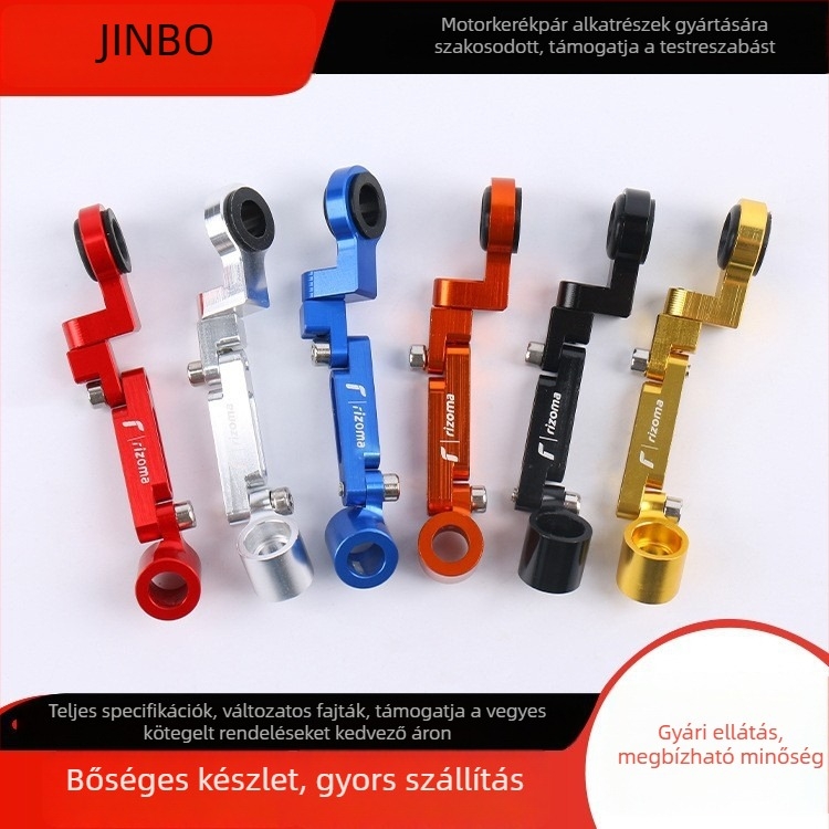 Motorkerékpár CNC-alumínium fékolajtartály felső pumpa tartóval