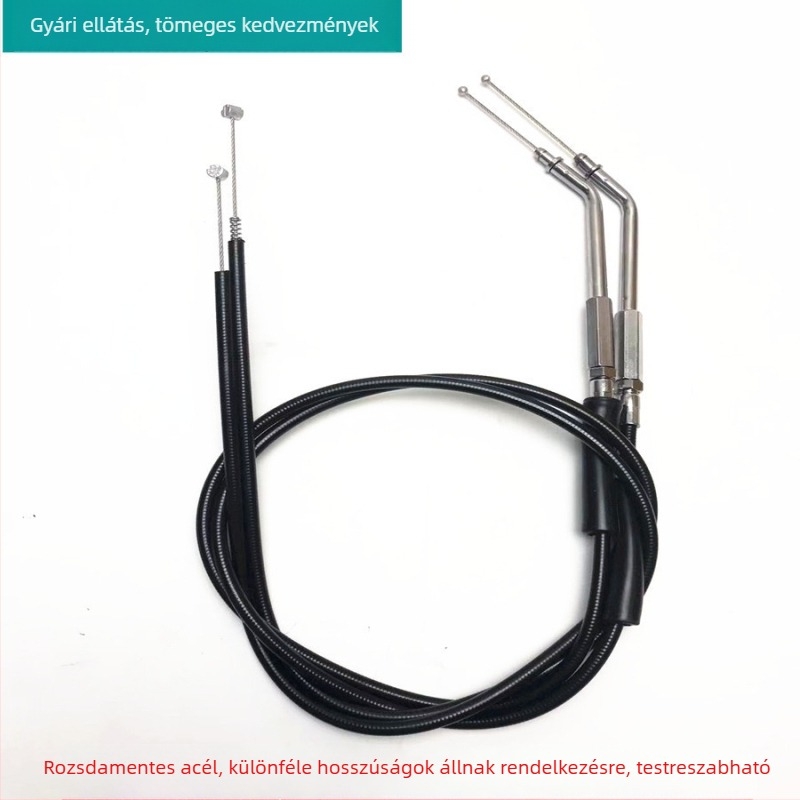 YRMT hosszított gáz- és kuplungkábelek Harley-Davidson XL883/1200/X48 Dyna
