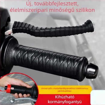 Csúszásmentes szilikon kormányvédő NIU No.9 elektromos robogóhoz és Suzuki UY125 motorhoz