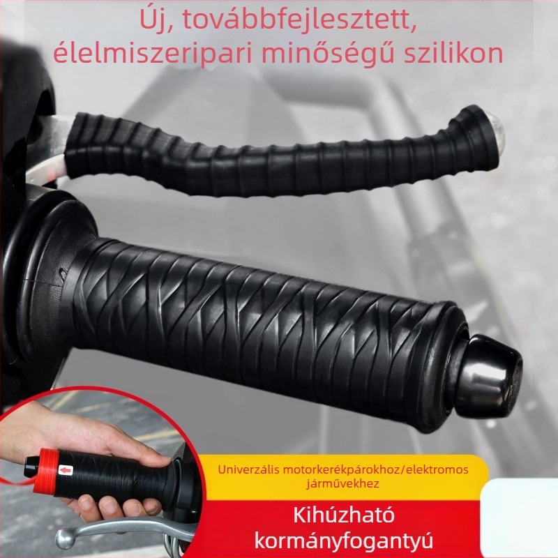 Csúszásmentes szilikon kormányvédő NIU No.9 elektromos robogóhoz és Suzuki UY125 motorhoz