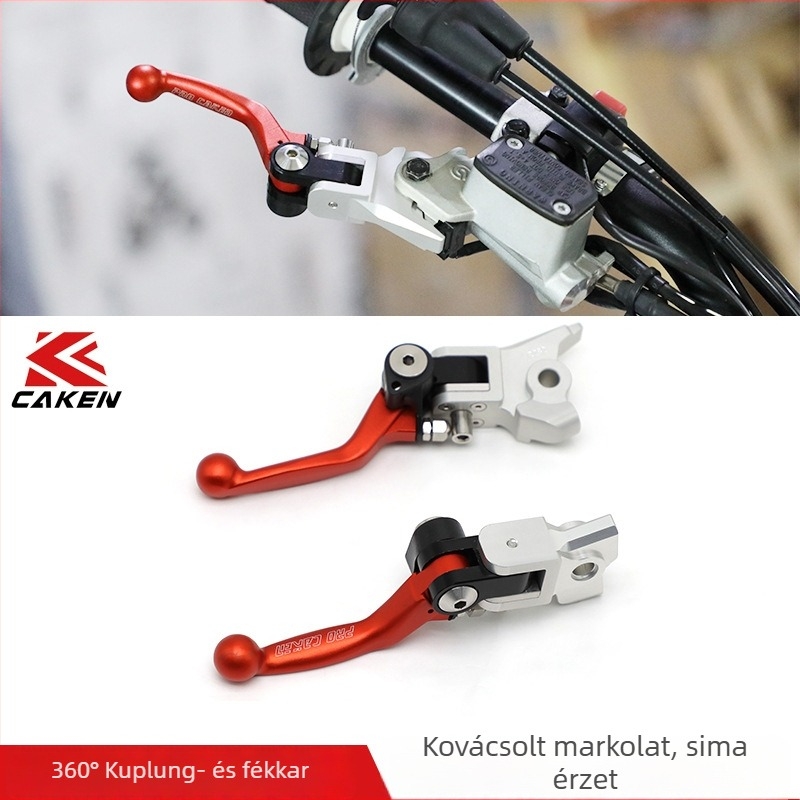 CAKEN összecsukható kuplung- és fékkar KTM/Husqvarna terepmotorok SXF EXC – modell L283/R282