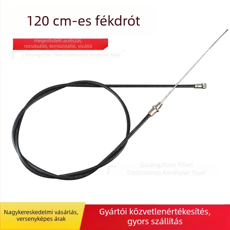 Elektromos kerékpár fékvezeték, első fékvezeték csővel, Johnson