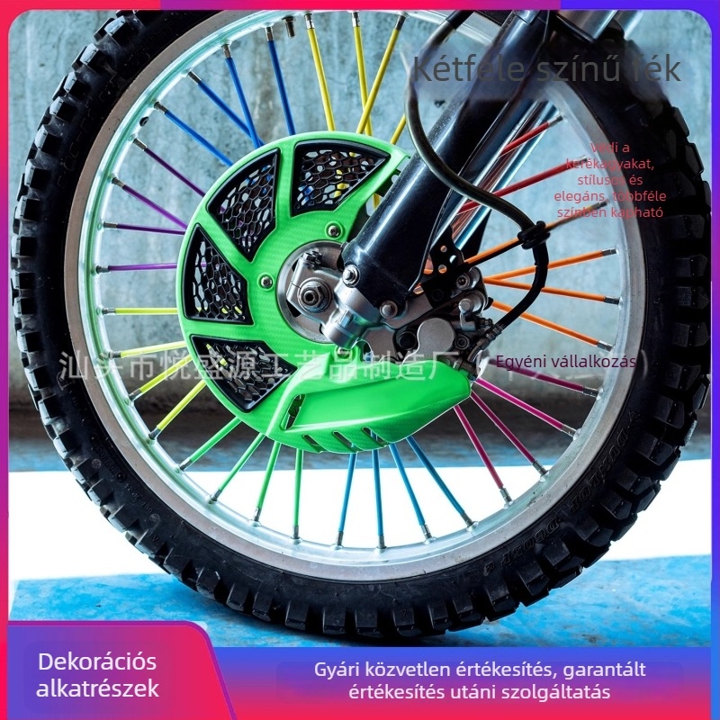 Első fék műanyag korongvédő készlet off-road motorkerékpárokhoz