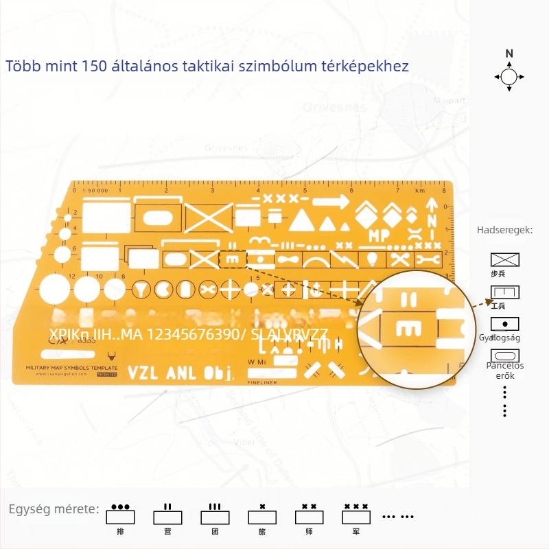 CYA 8353 Műanyag téglalap alakú centiméteres vonalzó nyomtatott logóval