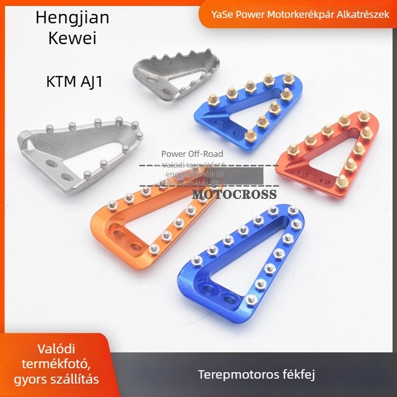 KTM-stílusú, S5, K16/K18, Zuma és K8 kompatibilis univerzális CNC megmunkált hosszabb csúszásmentes fékpedál