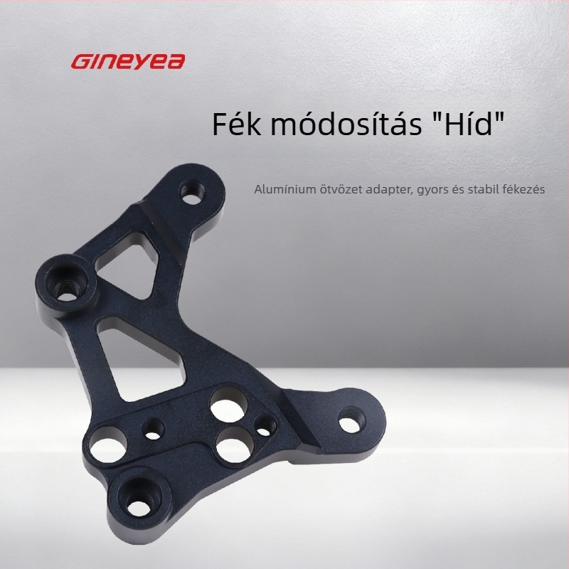 Féknyereg-adapter alumínium profilhoz | CNC megmunkált, hz0008 modell, márka Gineyea/Jingye, motorkerékpár és elektromos jármű kiegészítők
