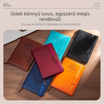 Jegyzetfüzet színváltó PU fedéllel; kötés: cérnás és ragasztott; Dawlin papír; 80 g/m²; 100–200 oldal