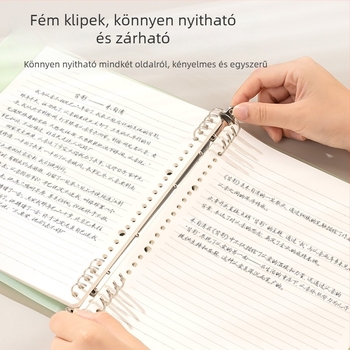 Deli Ha560-A kivehető notesz, 60 lap, 20 lyuk, belső oldalai papírból