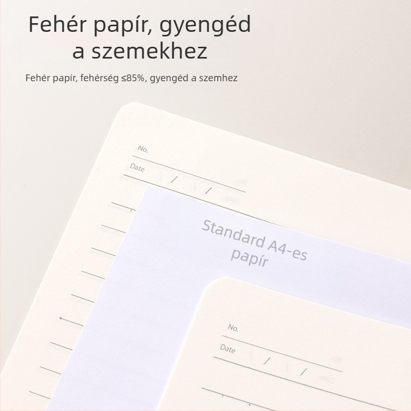 Deli Ha560-A kivehető notesz, 60 lap, 20 lyuk, belső oldalai papírból