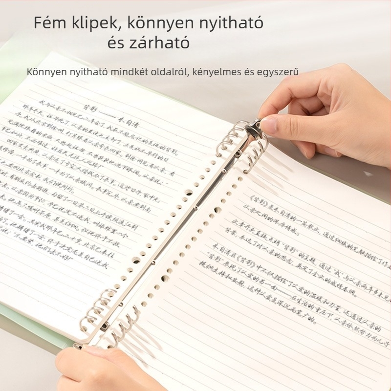 Deli Ha560-A kivehető notesz, 60 lap, 20 lyuk, belső oldalai papírból