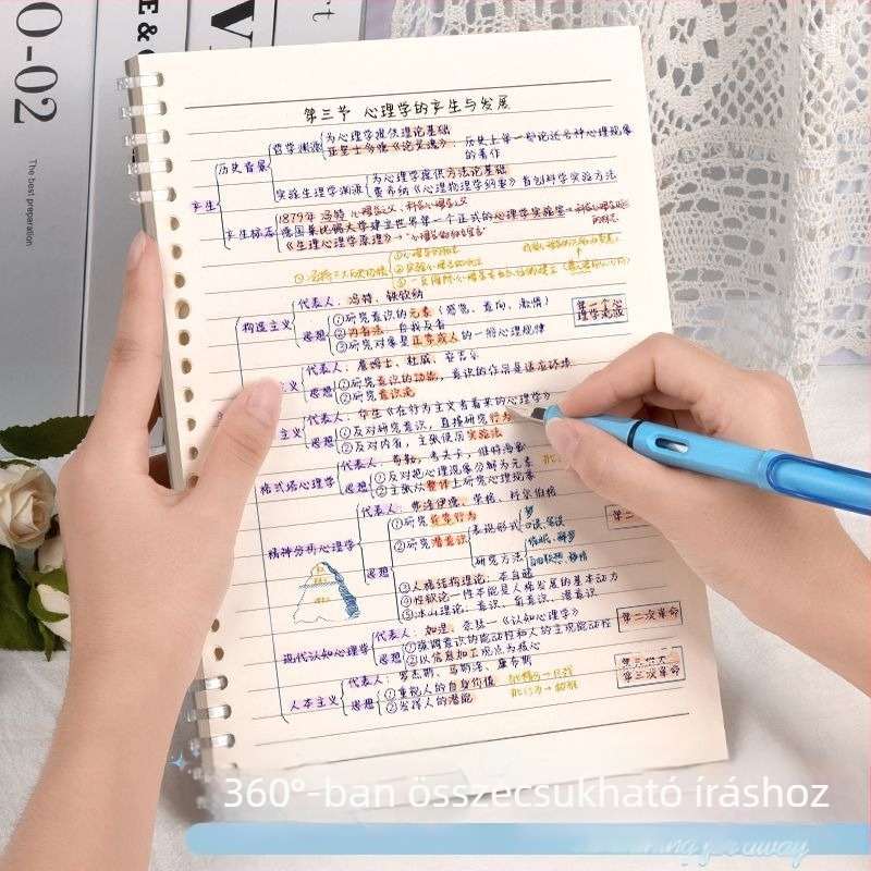 Állatbarát témájú B5-ös notesz, leválasztható lapokkal, vonalas, INS-stílus, hordozható tervező