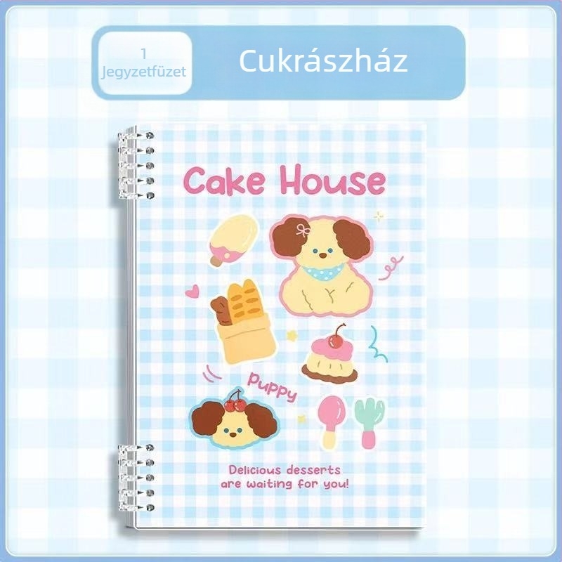 Állatbarát témájú B5-ös notesz, leválasztható lapokkal, vonalas, INS-stílus, hordozható tervező