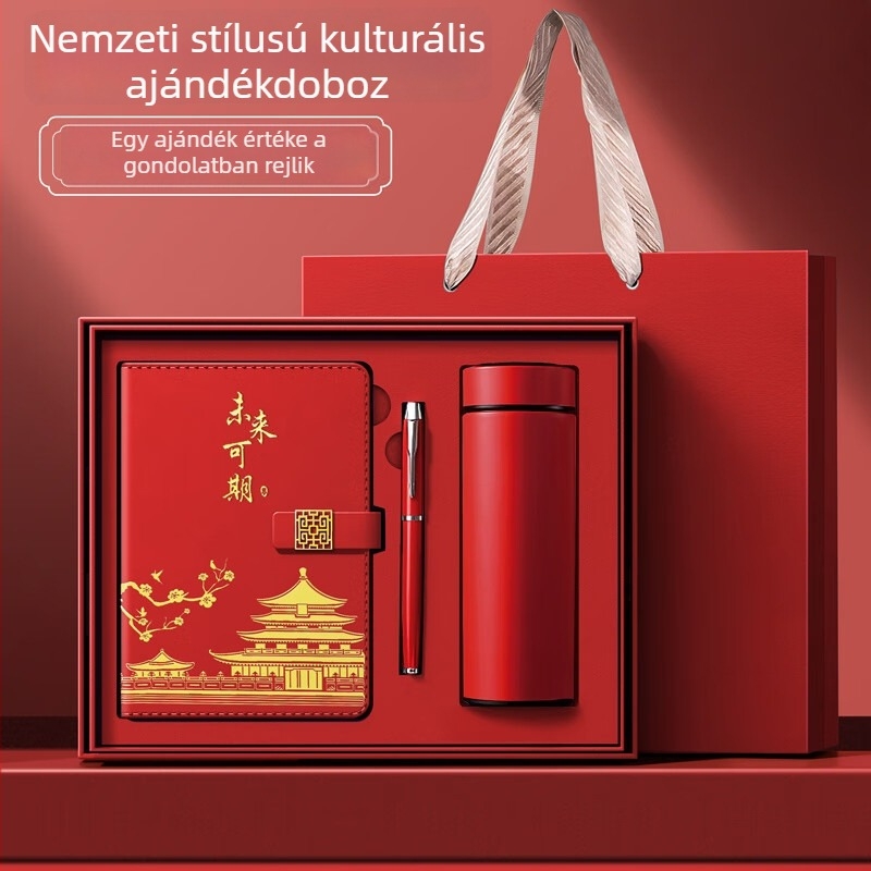 PU borítású jegyzetfüzet, tökéletes kötés, Dowling papír, 80 g/m², 200–300 oldal