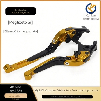 Motorkerékpár fékkar, állítható, hatszög-pozíciós teleszkópos összecsukható kivitel, CK Refit, modell Njz-cnc-03