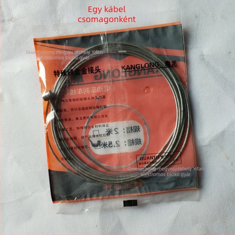 Kanglong elektromos kerékpár fékvezeték acél huzal maggal, egy darab csomagban