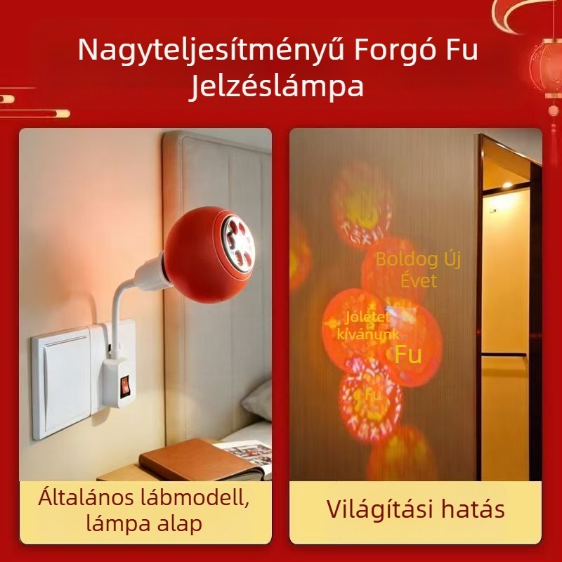 Projekciós lámpa folyosóra, E27 fej, PC burkolat, modell 9008, 220V, IP42