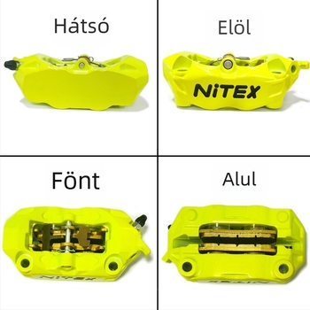 NITEX M30 kovácsolt tárcsafék és integrált hidraulikus pumpa, univerzális motorkerékpárhoz